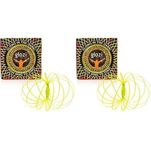 Glozi Flow Bracelet — Glowing Yellow, 2-Pack